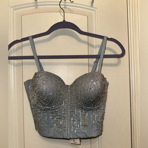 Windsor Rhinestone Corset Top size x small